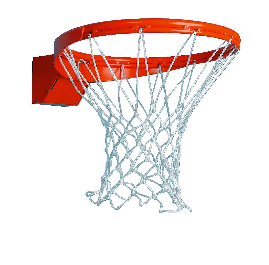Sport-Thieme Basketballkorb "Premium", abklappbar, Abklappbar ab 75 kg, Ohne Anti-Whip Netz von Sport-Thieme