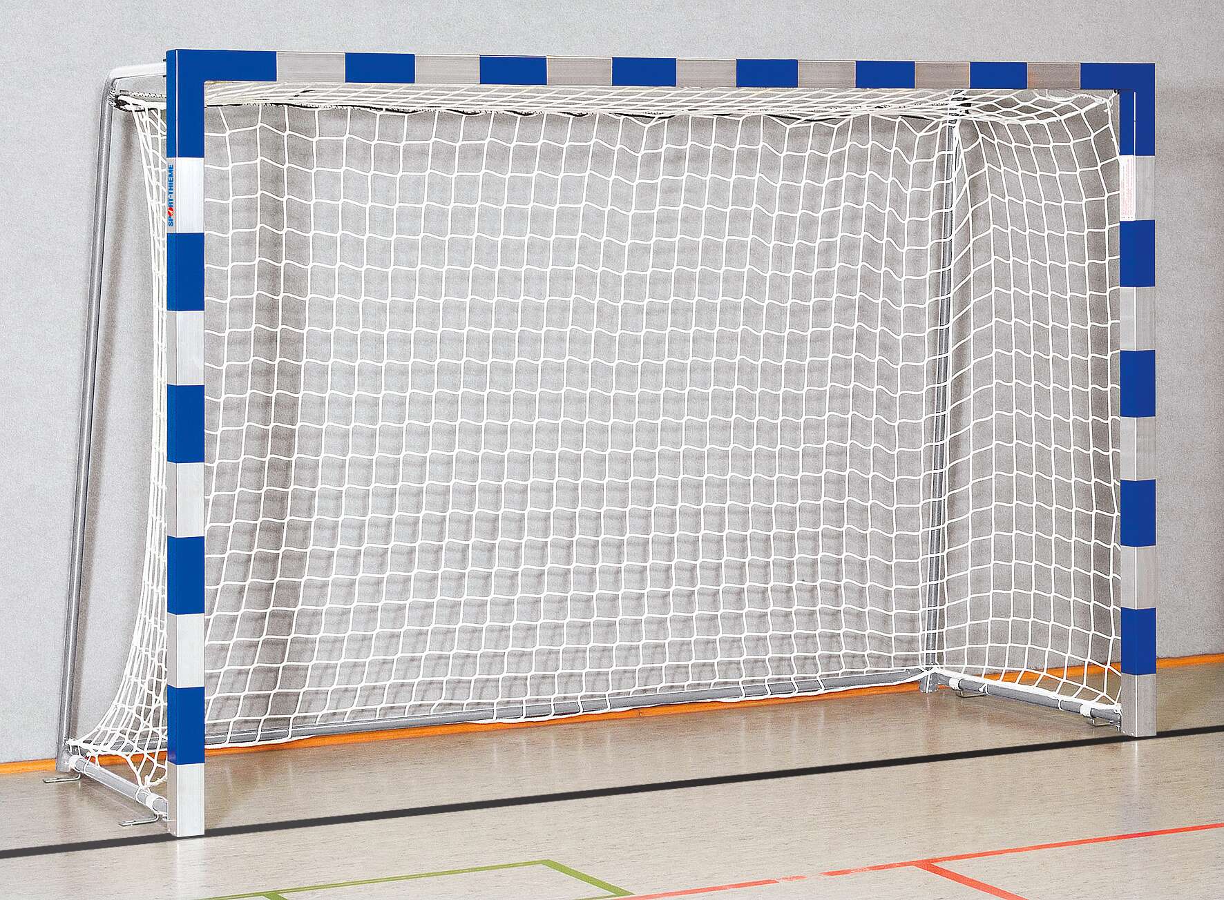 Sport-Thieme Handballtor in Bodenhülsen stehend, 3x2 m, Blau-Silber, Verschraubte Eckverbindungen Sport-Thieme Handballtor in Bodenhülsen stehend, 3x2 m, Blau-Silber, Verschraubte Eckverbindungen von Sport-Thieme