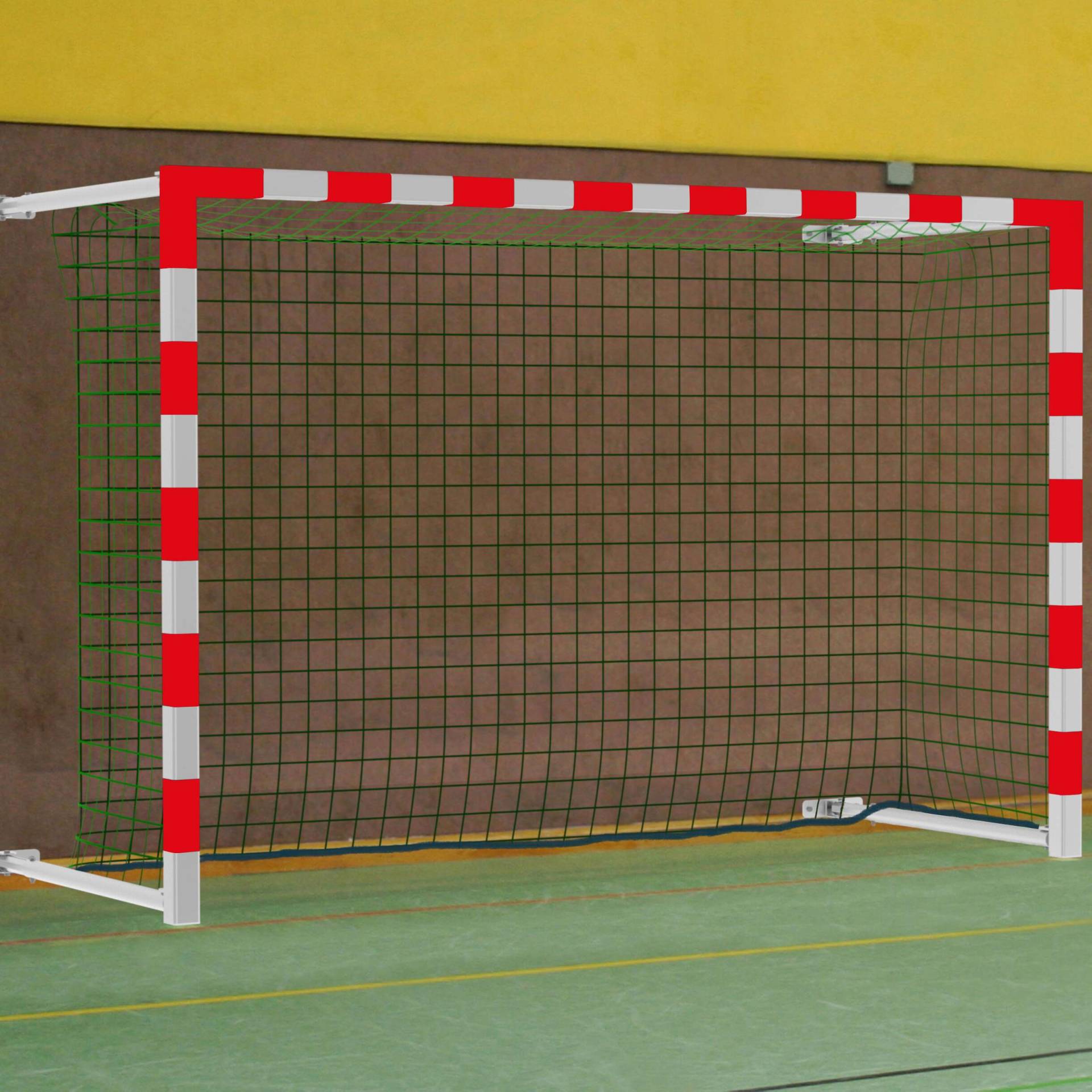 Sport-Thieme Handballtor mit Wandbefestigung, schwenkbar inkl. Netzbefestigung SimplyFix, Rot-Silber Sport-Thieme Handballtor mit Wandbefestigung, schwenkbar inkl. Netzbefestigung SimplyFix, Rot-Silber von Sport-Thieme