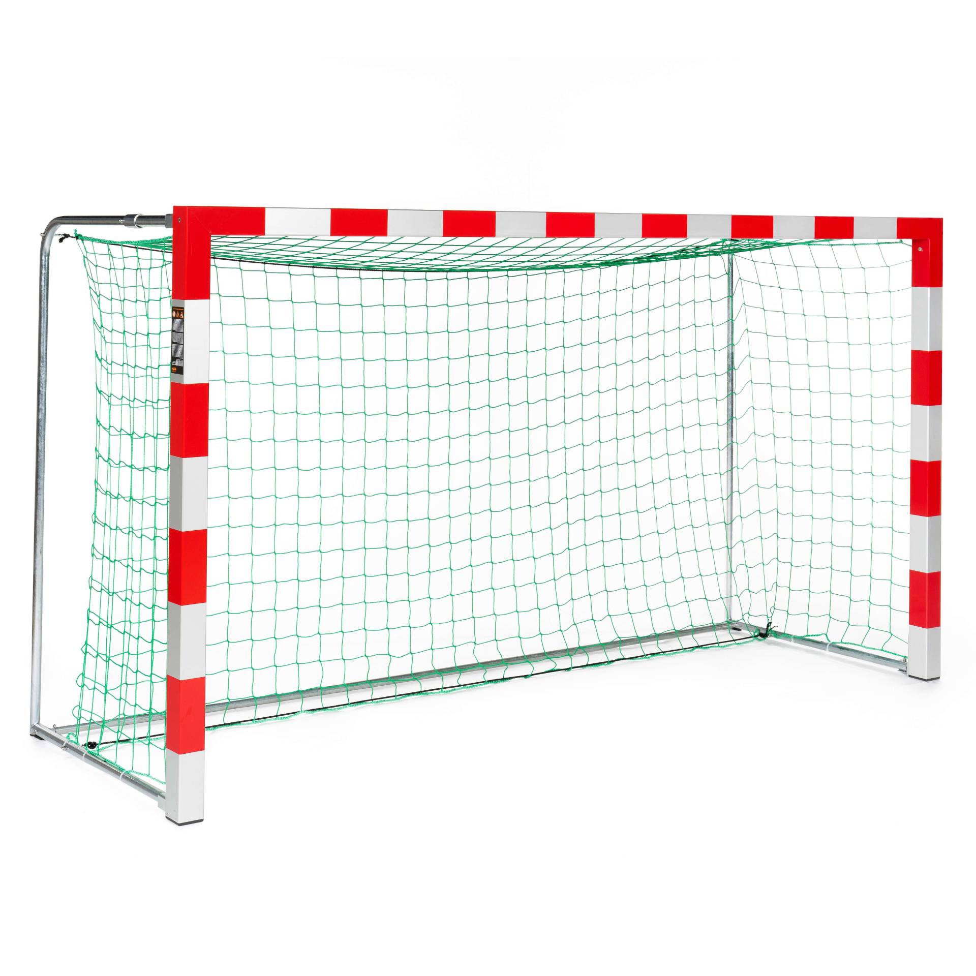 Sport-Thieme Handballtor frei stehend, 3x1,60 m, Rot-Silber, Alu-Gussformteil-Eckverbindung Sport-Thieme Handballtor frei stehend, 3x1,60 m, Rot-Silber, Alu-Gussformteil-Eckverbindung von Sport-Thieme