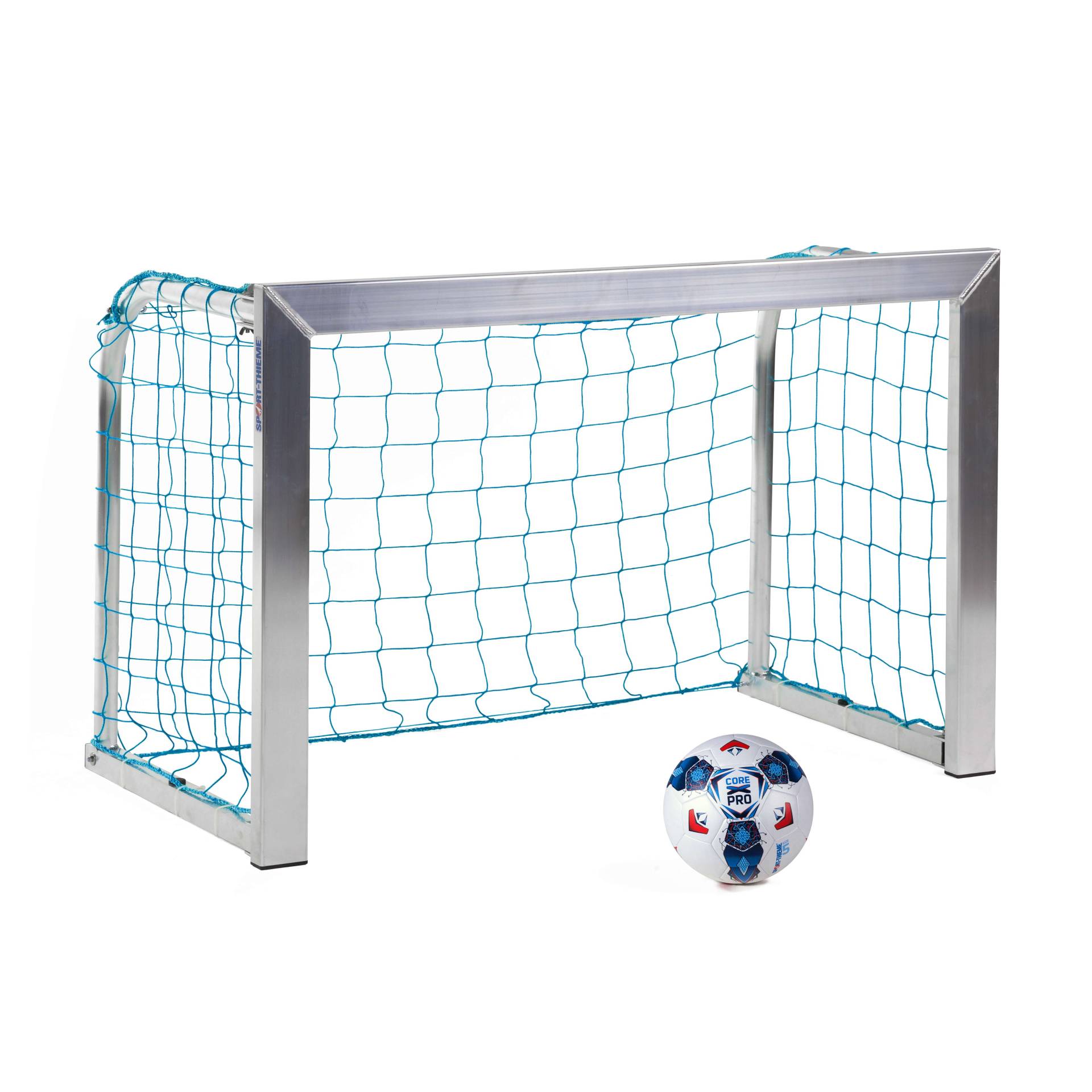 Sport-Thieme Mini-Fußballtor "Training", Inkl. Netz, blau (MW 10 cm), 1,20x0,80 m, Tortiefe 0,70 m von Sport-Thieme