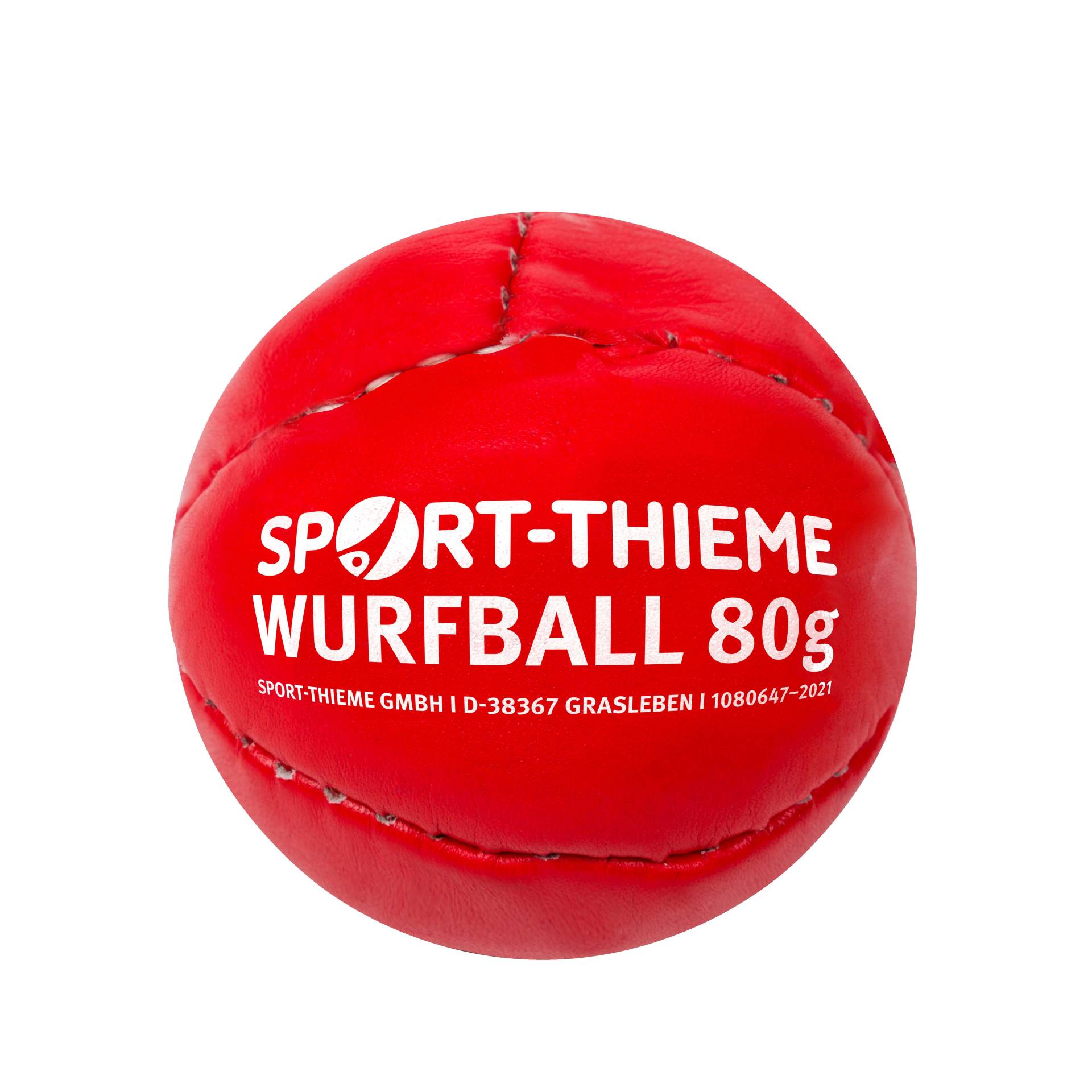Sport-Thieme Wurfball "Leder 80", Rot Sport-Thieme Wurfball "Leder 80", Rot von Sport-Thieme