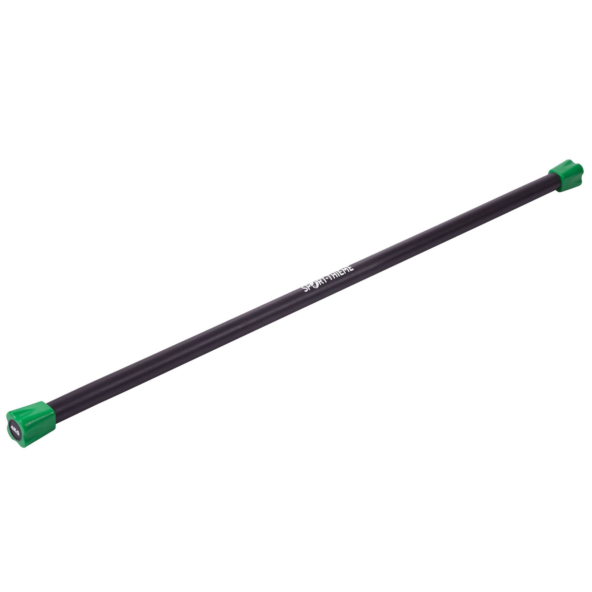 Sport-Thieme Gewichtsstab "Steel Weighted Bar", Grün von Sport-Thieme