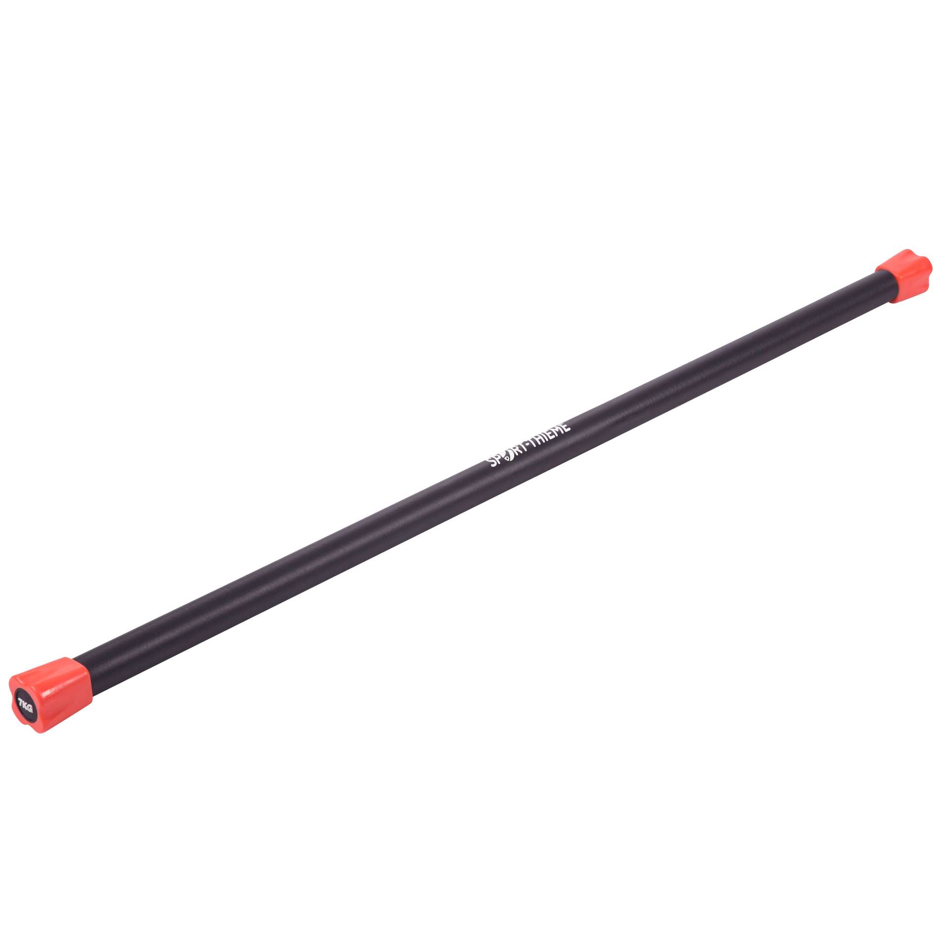 Sport-Thieme Gewichtsstab "Steel Weighted Bar", Hellrot von Sport-Thieme