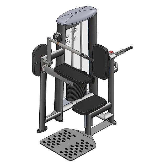 Sport-Thieme Trizeps-Maschine "OV", Mit schwarzer Lochblechverkleidung Sport-Thieme Trizeps-Maschine "OV", Mit schwarzer Lochblechverkleidung von Sport-Thieme