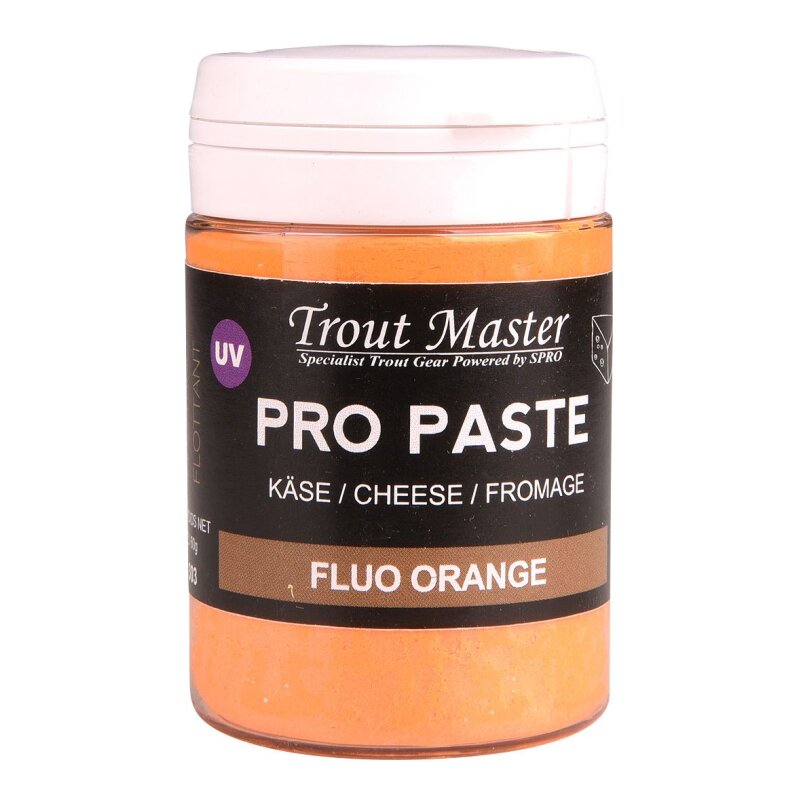 TROUTMASTER Pro Paste Cheese 60g Fluo Orange (78,83 € pro 1 kg) TROUTMASTER Pro Paste Cheese 60g Fluo Orange (78,83 € pro 1 kg)