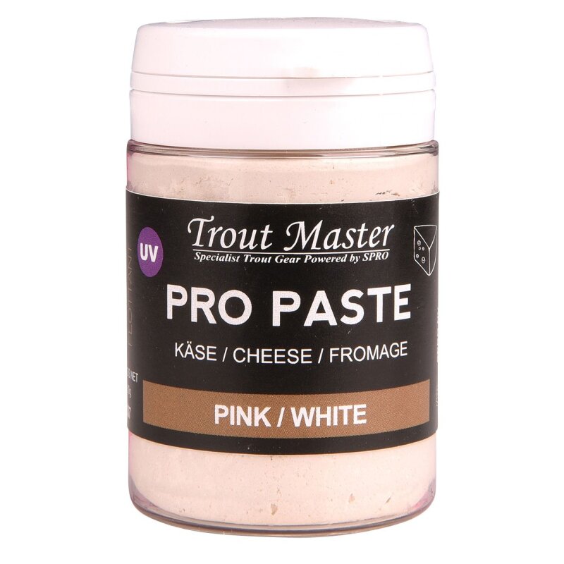 TROUTMASTER Pro Paste Cheese 60g Pink/White (60,67 € pro 1 kg)