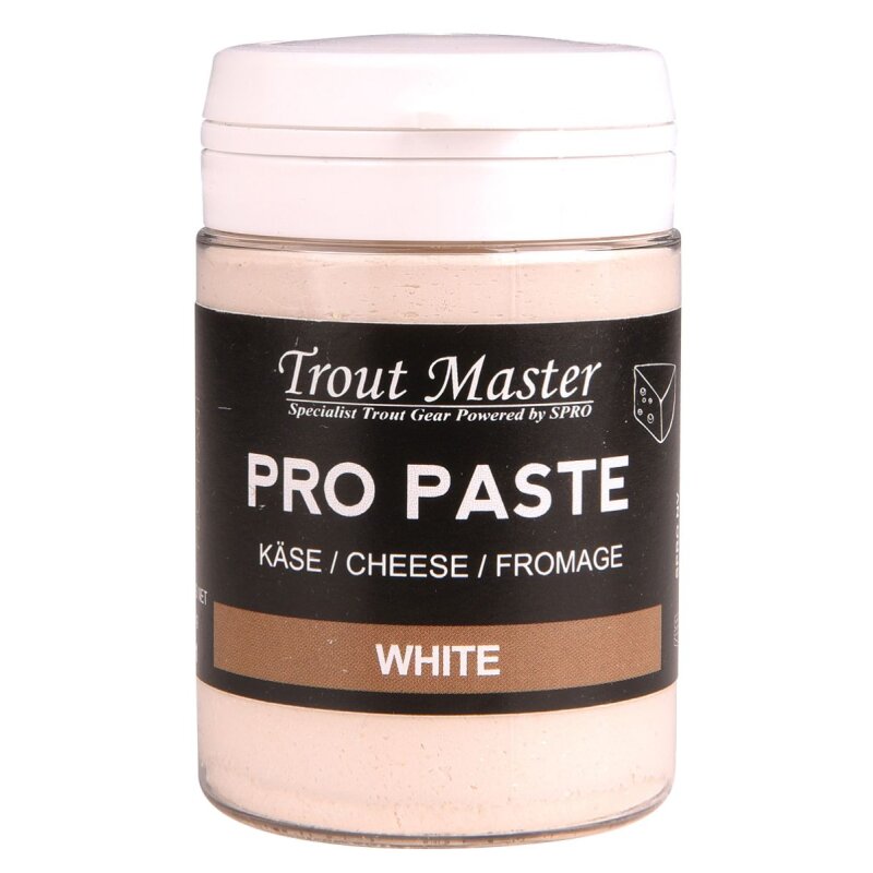 TROUTMASTER Pro Paste Cheese 60g White Glitter (60,67 € pro 1 kg)
