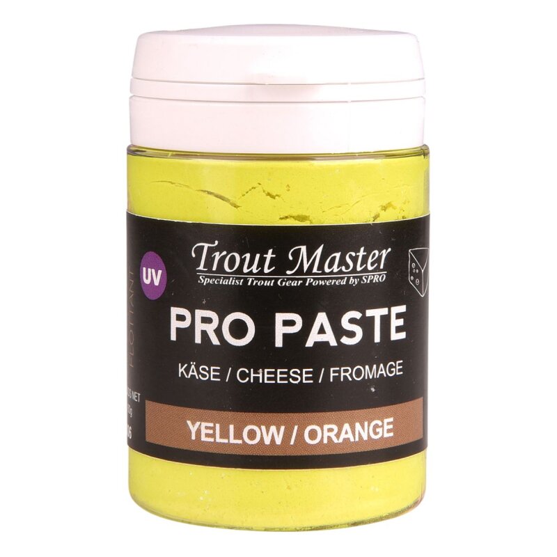 TROUTMASTER Pro Paste Cheese 60g Yellow/Orange (78,83 € pro 1 kg) TROUTMASTER Pro Paste Cheese 60g Yellow/Orange (78,83 € pro 1 kg)