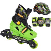 Tempish Racer Skate Set Black Green Tempish Racer Skate Set Black Green von Tempish