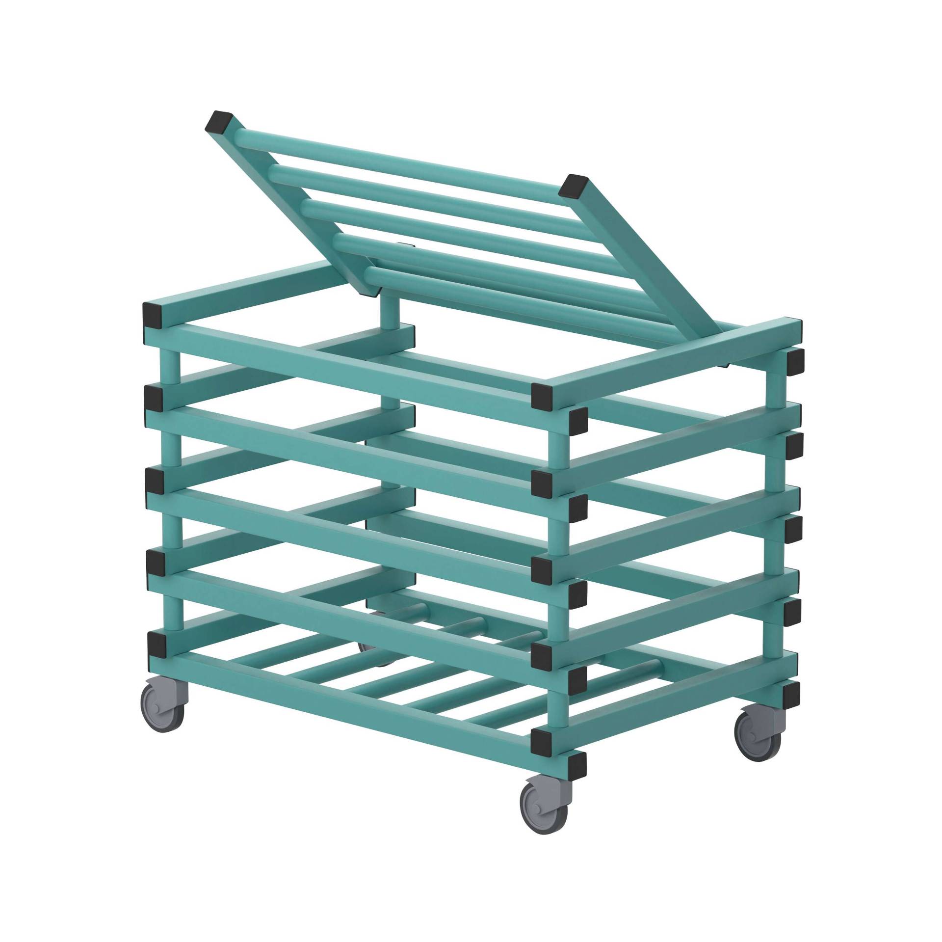 Sport-Thieme Transportwagen by Vendiplas, Aqua, Für Großteile mit Deckel Sport-Thieme Transportwagen by Vendiplas, Aqua, Für Großteile mit Deckel von Sport-Thieme