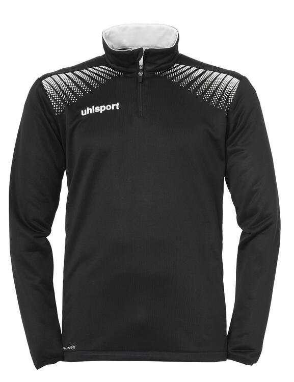 Uhlsport GOAL 1/4 ZIP TOP schwarz/wei? 164