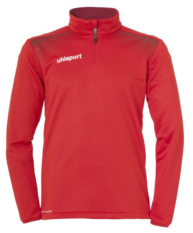 Uhlsport GOAL 1/4 ZIP TOP rot/bordeaux S