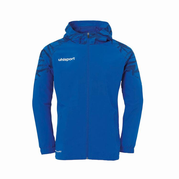 Uhlsport GOAL 25 EVO WOVEN HOOD JACKET 100221703 azurblau/marine -...