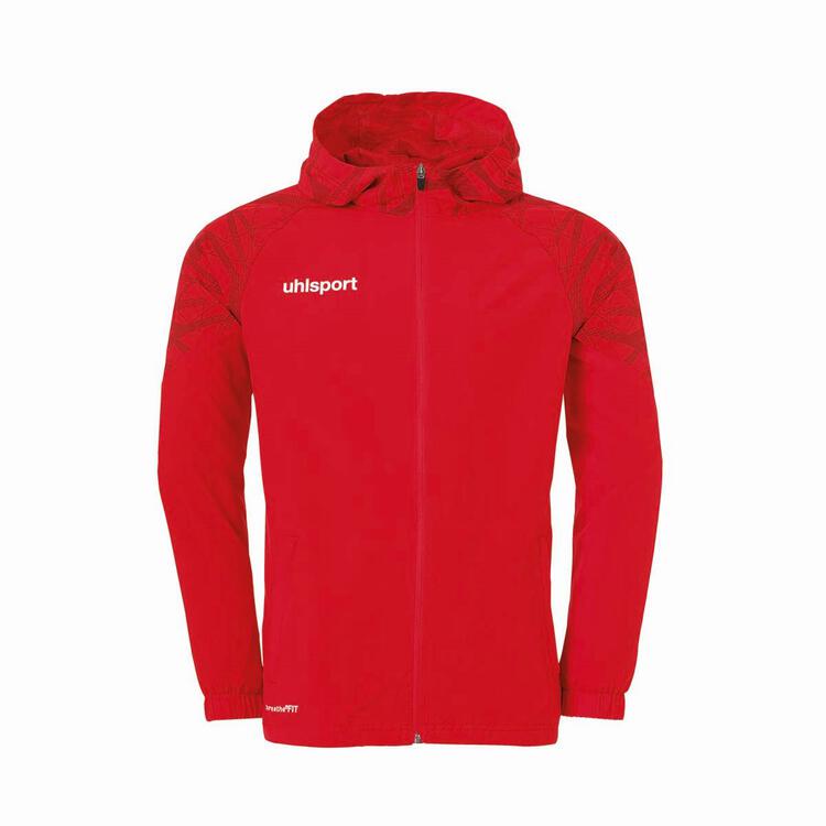 Uhlsport GOAL 25 EVO WOVEN HOOD JACKET 100221704 rot/wei? - Gr. XXL