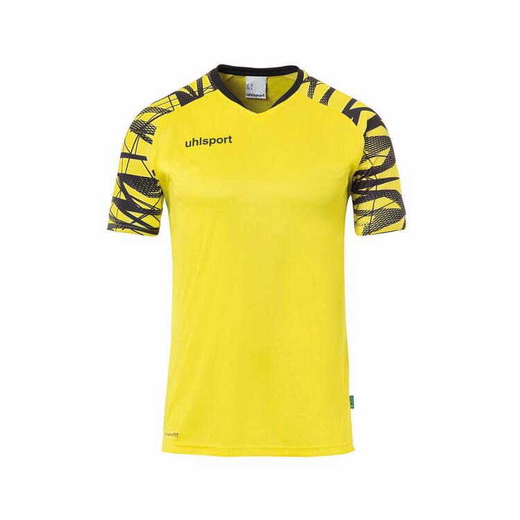 Uhlsport GOAL 25 TRIKOT KURZARM 100221507 limonengelb/schwarz - Gr. M