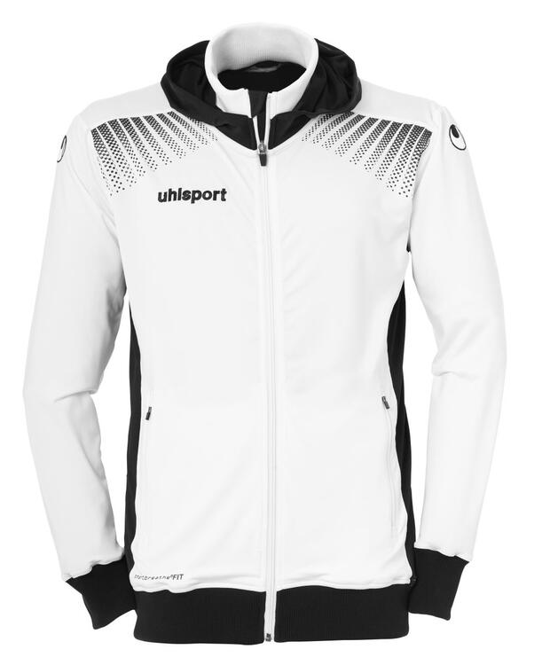 Uhlsport GOAL TEC KAPUZENJACKE wei?/schwarz S