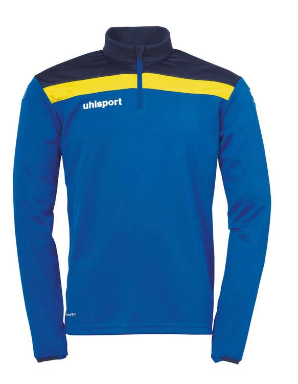 Uhlsport OFFENSE 23 1/4 ZIP TOP 100221201 azurblau/marine/limonenge...