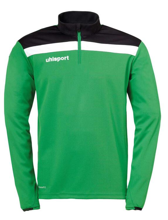 Uhlsport OFFENSE 23 1/4 ZIP TOP 100221201 gr?n/schwarz/wei? 152