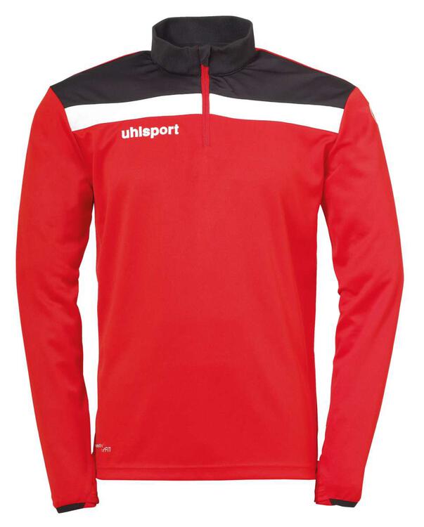 Uhlsport OFFENSE 23 1/4 ZIP TOP 100221201 rot/schwarz/wei? XXL