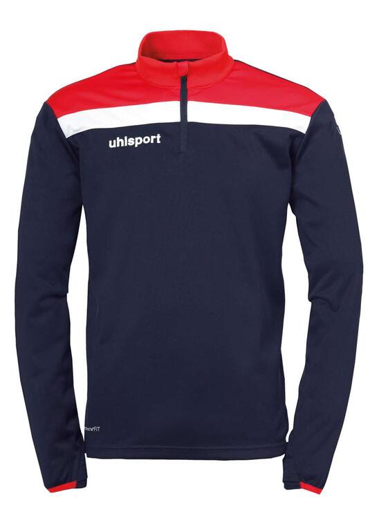 Uhlsport OFFENSE 23 1/4 ZIP TOP 100221201 marine/rot/wei? 164