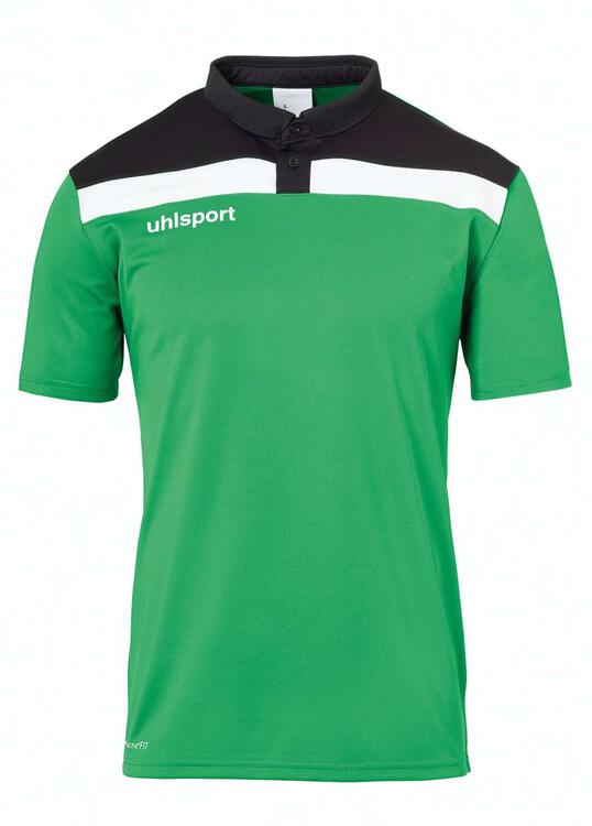 Uhlsport OFFENSE 23 POLO SHIRT gr?n/schwarz/wei? XL