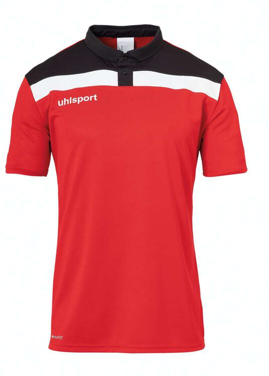 Uhlsport OFFENSE 23 POLO SHIRT rot/schwarz/wei? 140