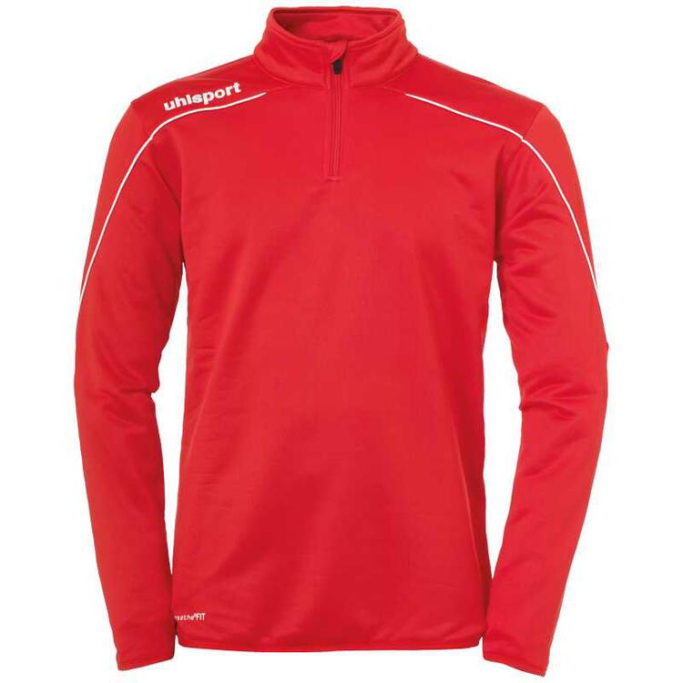 Uhlsport STREAM 22 1/4 ZIP TOP 100220304 rot/wei? Gr. 116