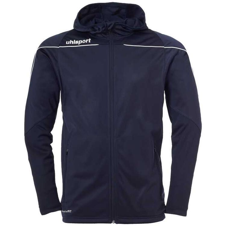 Uhlsport STREAM 22 TRACK HOOD JACKET 1005189 marine/wei? XXL