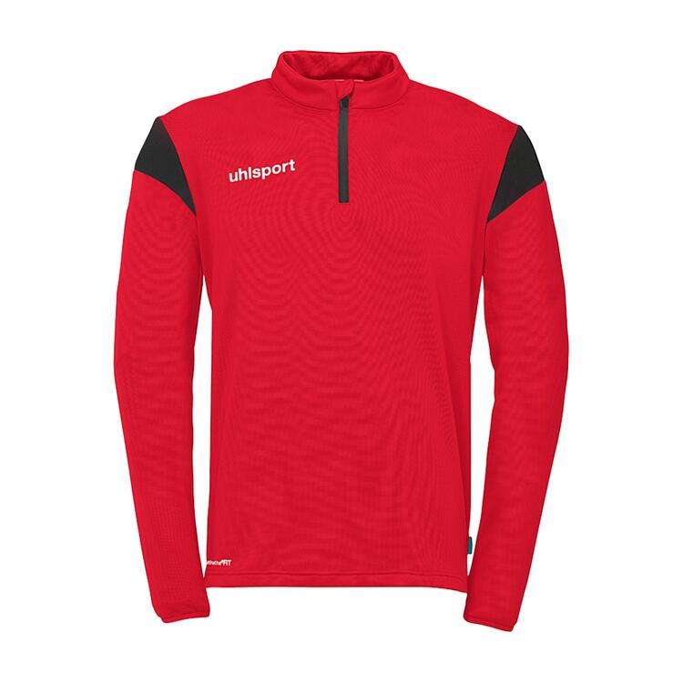 Uhlsport Squad 27 1/4 Zip Top 100225862 rot/schwarz - Gr. 4XL