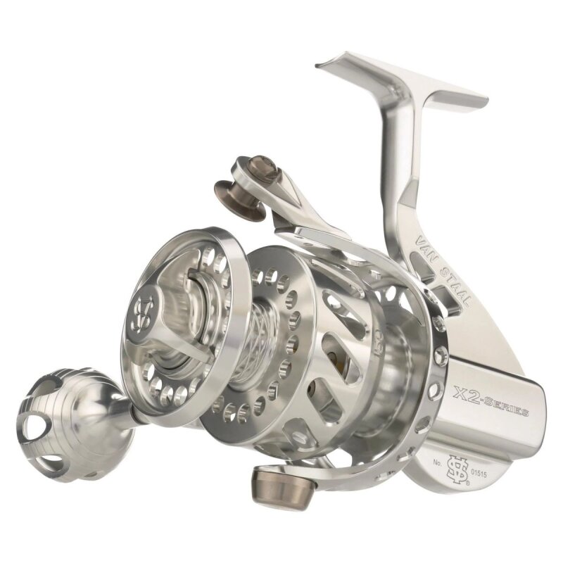 VAN STAAL VSX2 Bailed Spinning Reel 50 LH Silver VAN STAAL VSX2 Bailed Spinning Reel 50 LH Silver