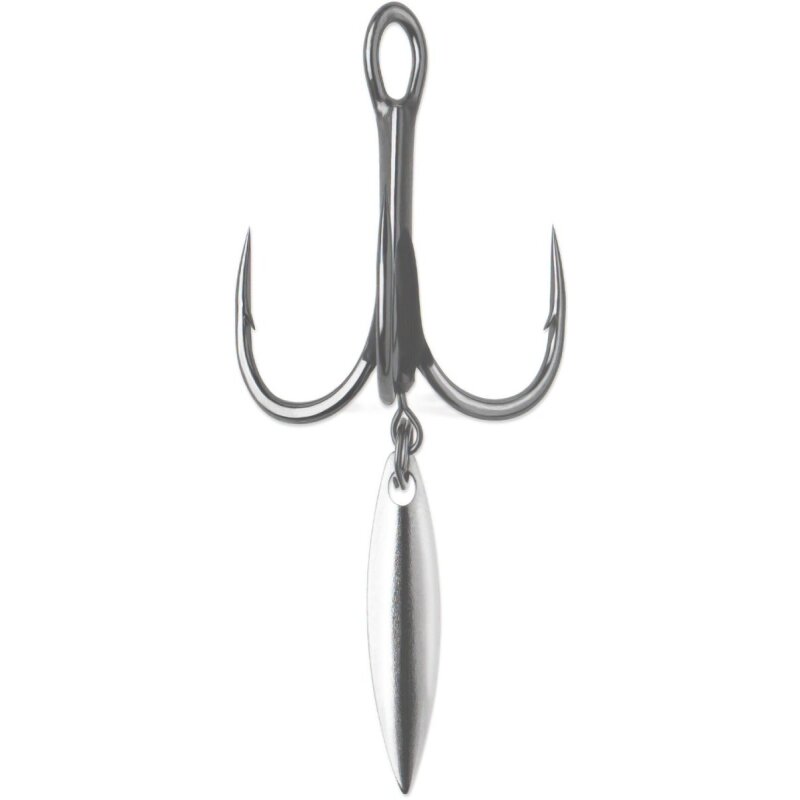 VMC Bladed Hybrid Treble Hook 7548BD Gr.6 Black Nickel 2Stk. VMC Bladed Hybrid Treble Hook 7548BD Gr.6 Black Nickel 2Stk.