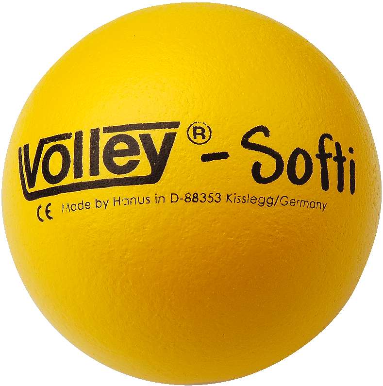 Volley Weichschaumball "Softi", Gelb von Volley