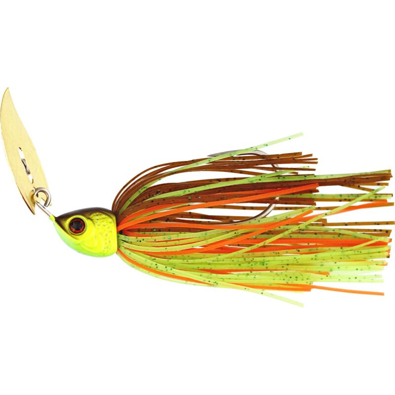 WESTIN Bladebite V2 Tungsten Bladed Jig 7g Brown Chartreuse WESTIN Bladebite V2 Tungsten Bladed Jig 7g Brown Chartreuse