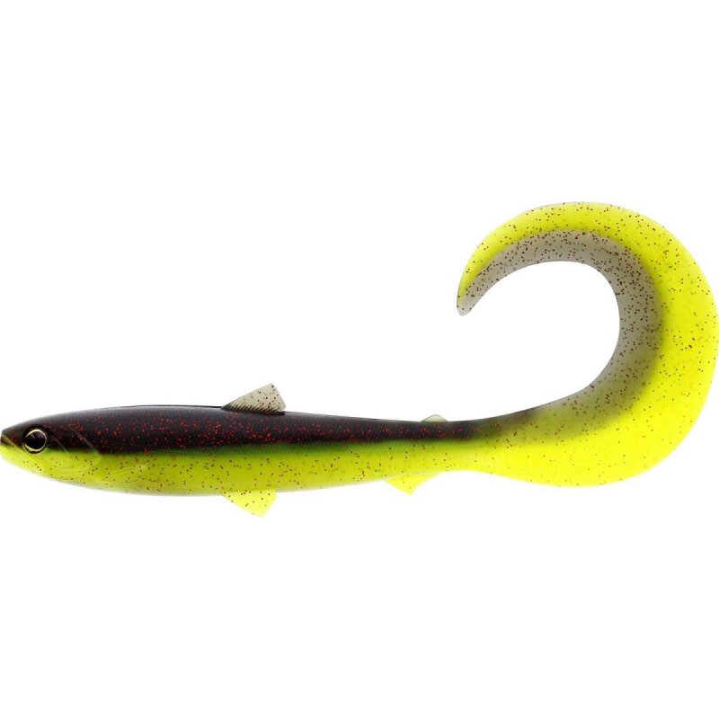 WESTIN BullTeez Curltail 10cm 6g Black/Chartreuse 2Stk. WESTIN BullTeez Curltail 10cm 6g Black/Chartreuse 2Stk.