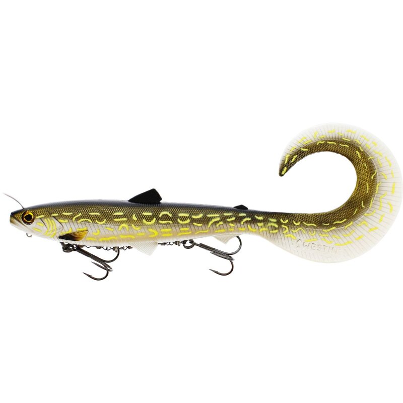 WESTIN Bullteez Curltail Inline 33cm 230g Natural Pike WESTIN Bullteez Curltail Inline 33cm 230g Natural Pike