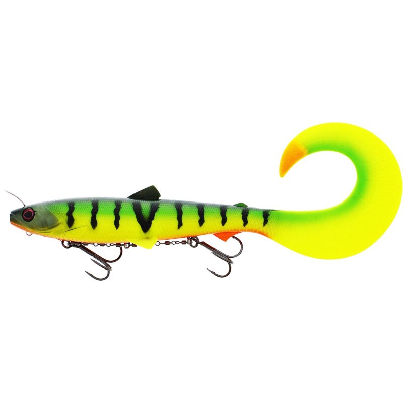 WESTIN Bullteez Curltail Inline 33cm 230g Tiger Perch WESTIN Bullteez Curltail Inline 33cm 230g Tiger Perch