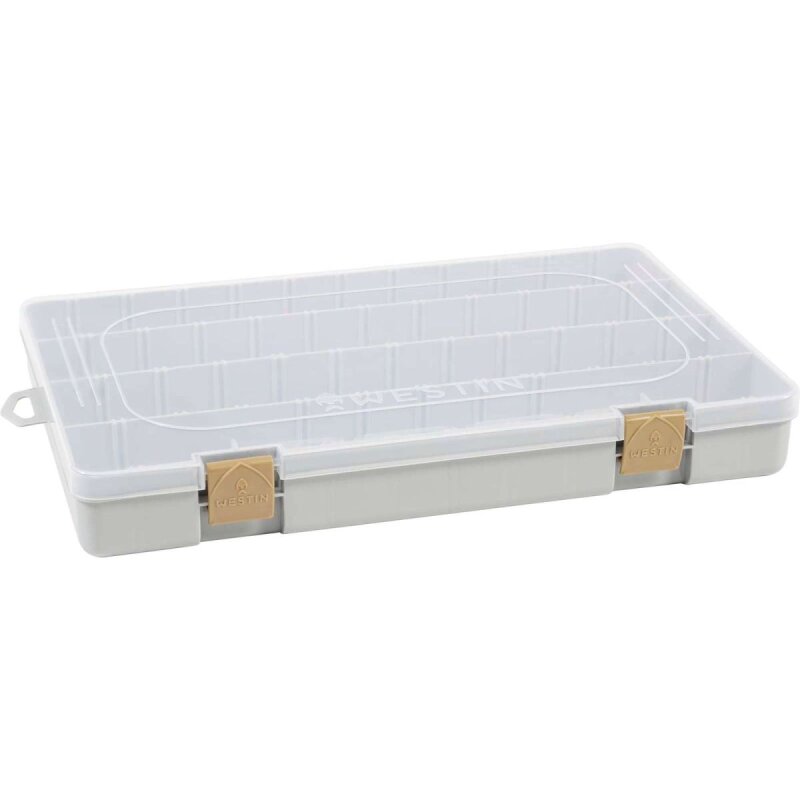 WESTIN W3 Tackle Box 36x22,5x4,8cm Grey/Clear WESTIN W3 Tackle Box 36x22,5x4,8cm Grey/Clear