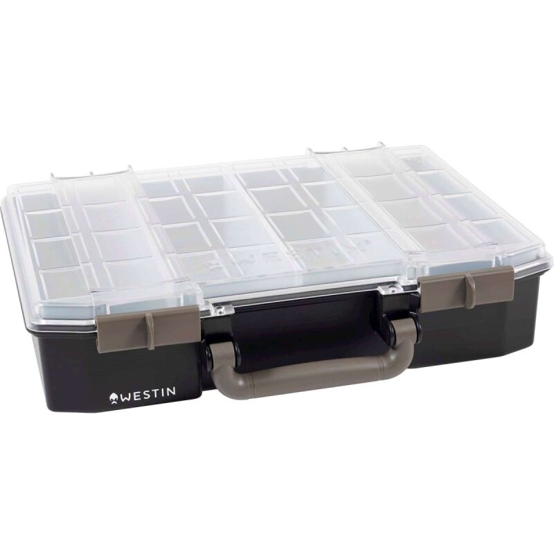 WESTIN W6 Lure Vault Inkl. 4 Inserts 7,9x33,7x27,8cm Black/Clear WESTIN W6 Lure Vault Inkl. 4 Inserts 7,9x33,7x27,8cm Black/Clear