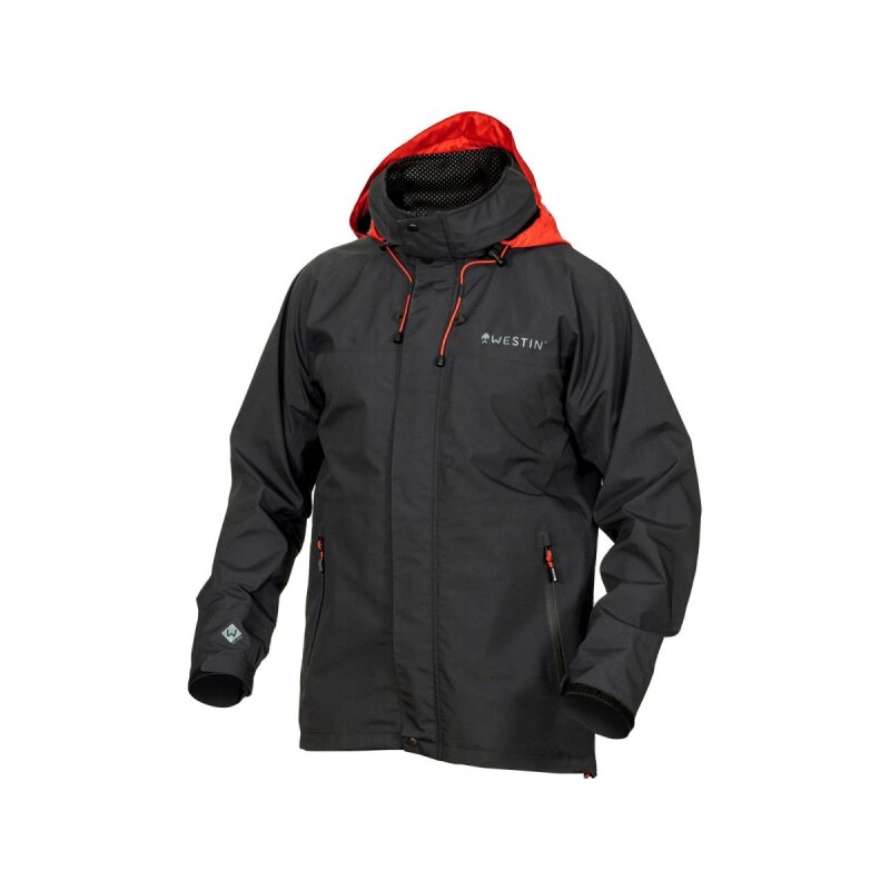 WESTIN W6 Rain Jacket S Steel Black WESTIN W6 Rain Jacket S Steel Black