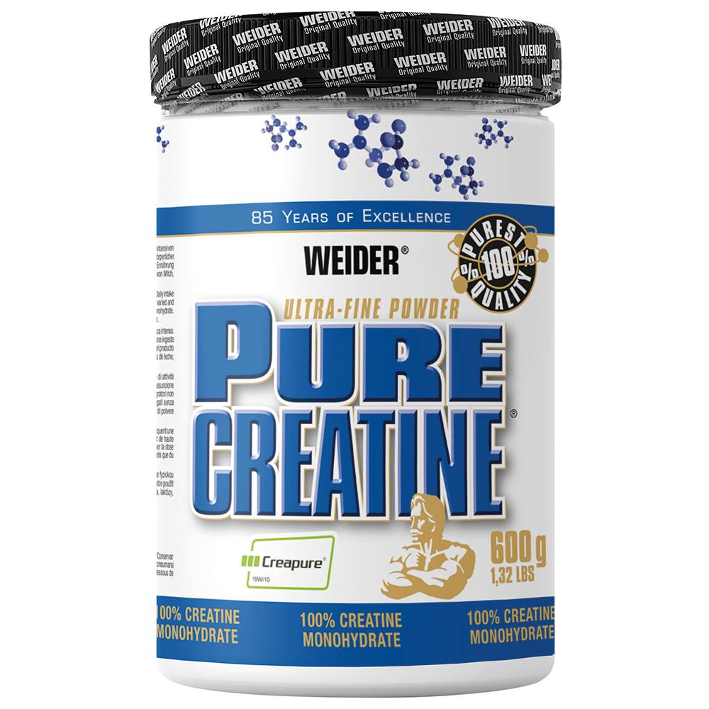 Weider Pure Creatine 600g Creapure Monohydrat Powder Weider Pure Creatine 600g Creapure Monohydrat Powder