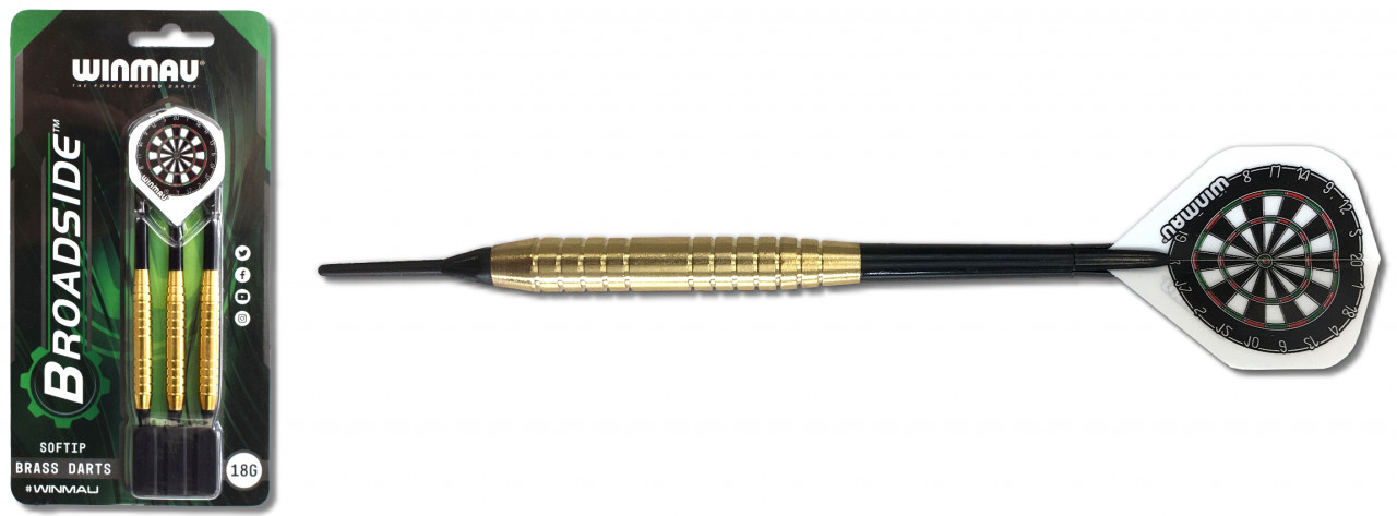 Winmau Broadside Brass Softdart 2225-18 g Winmau Broadside Brass Softdart 2225-18 g