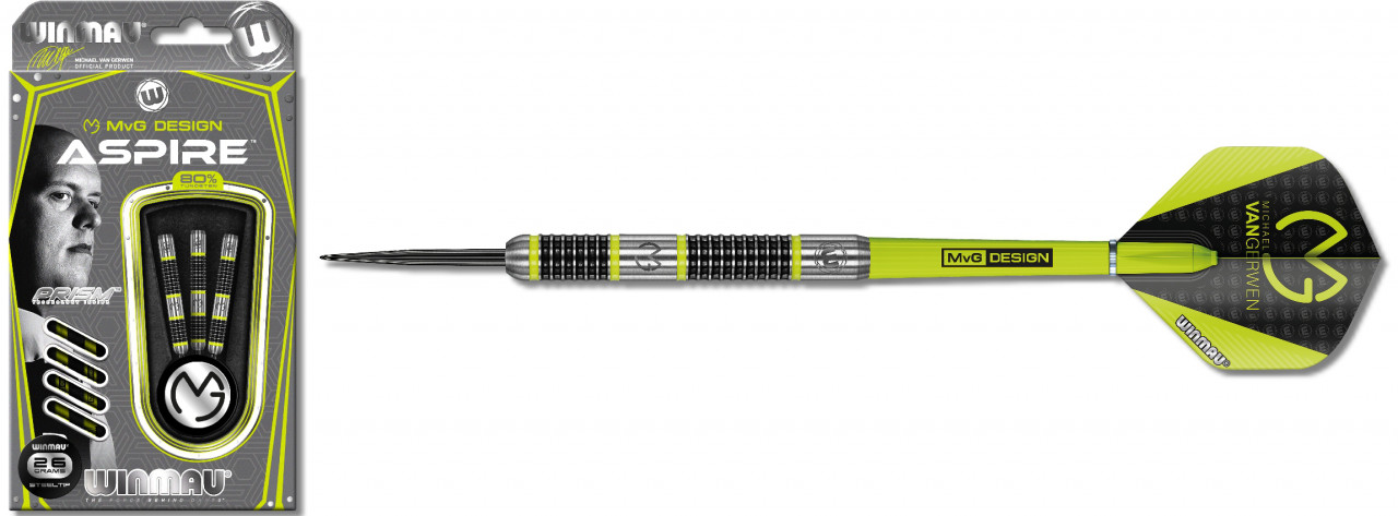 Winmau MvG Aspire Steeldart 1444 21g, 22g, 23g, 24g, 25 g oder 26 g Winmau MvG Aspire Steeldart 1444 21g, 22g, 23g, 24g, 25 g oder 26 g