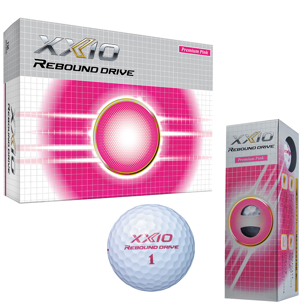 'XXIO Rebound Drive Golfball 3er weiss/pink' 'XXIO Rebound Drive Golfball 3er weiss/pink' von XXIO