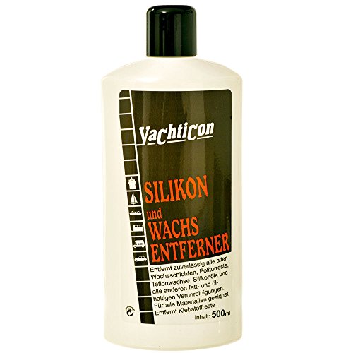 Yachticon Silikon & Wachsentferner, 500 ml, entfernen von Politurresten, Wachs, Teflon, Silikon, Fett, Öl von YACHTICON
