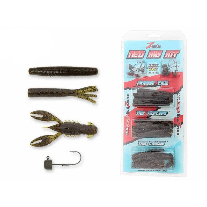 Z-MAN Ned Rig Kit Green Pumpkin 32Stk. Z-MAN Ned Rig Kit Green Pumpkin 32Stk.