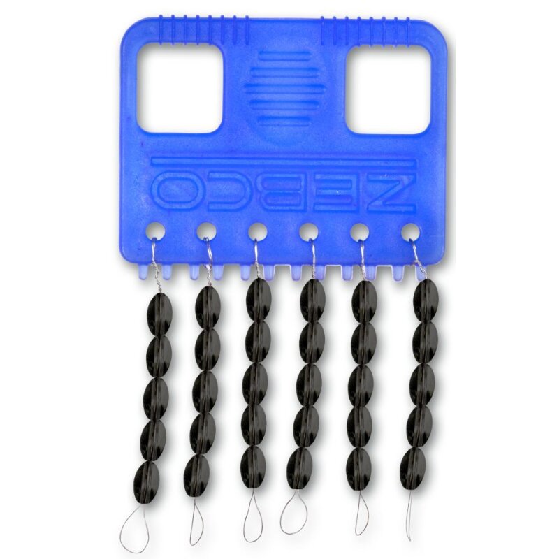 ZEBCO Silikon-Stopper Oval XL Schwarz 30Stk. ZEBCO Silikon-Stopper Oval XL Schwarz 30Stk.