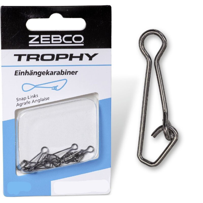 ZEBCO Trophy Agraffen Gr.10 12mm 28kg 10Stk. ZEBCO Trophy Agraffen Gr.10 12mm 28kg 10Stk.