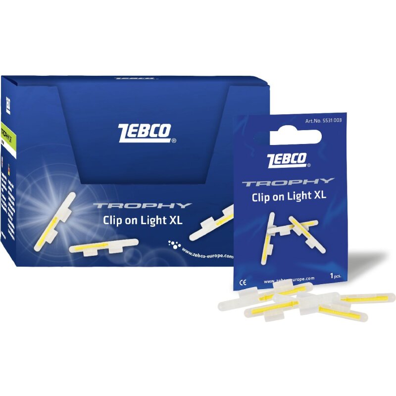 ZEBCO Trophy Clip on Light XL 5cm 3,7mm ZEBCO Trophy Clip on Light XL 5cm 3,7mm