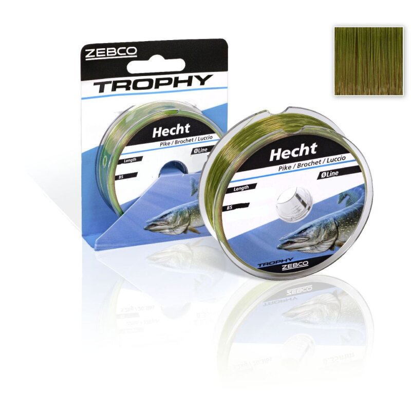 ZEBCO Trophy Hecht 0,45mm 14,9kg 200m Grün (0,02 € pro 1 m)